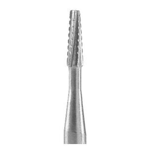 Fraise Maxima Tungstne HENRY SCHEIN - Fiss. cyl. bout rond 010 - Blister de 10