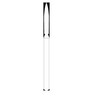 Fraise diamante strile jetable HENRY SCHEIN - Flamme 862 FG249-012 gros - Bote de 25