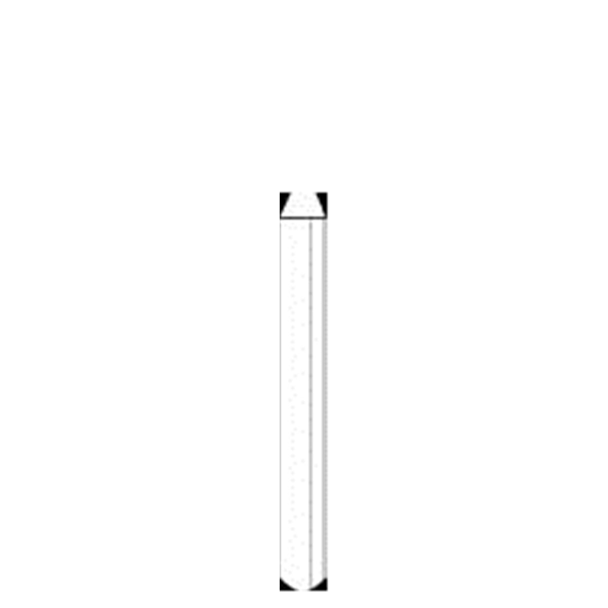 Fraise diamante strile jetable HENRY SCHEIN - Cyl. bout plat 836 FG110-014 moyen - Bote de 25