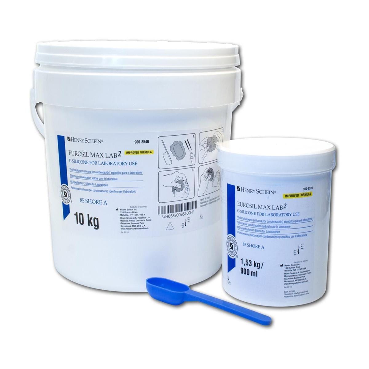 Silicone par condensation Eurosil Lab 2 Putty HENRY SCHEIN - 10 kg