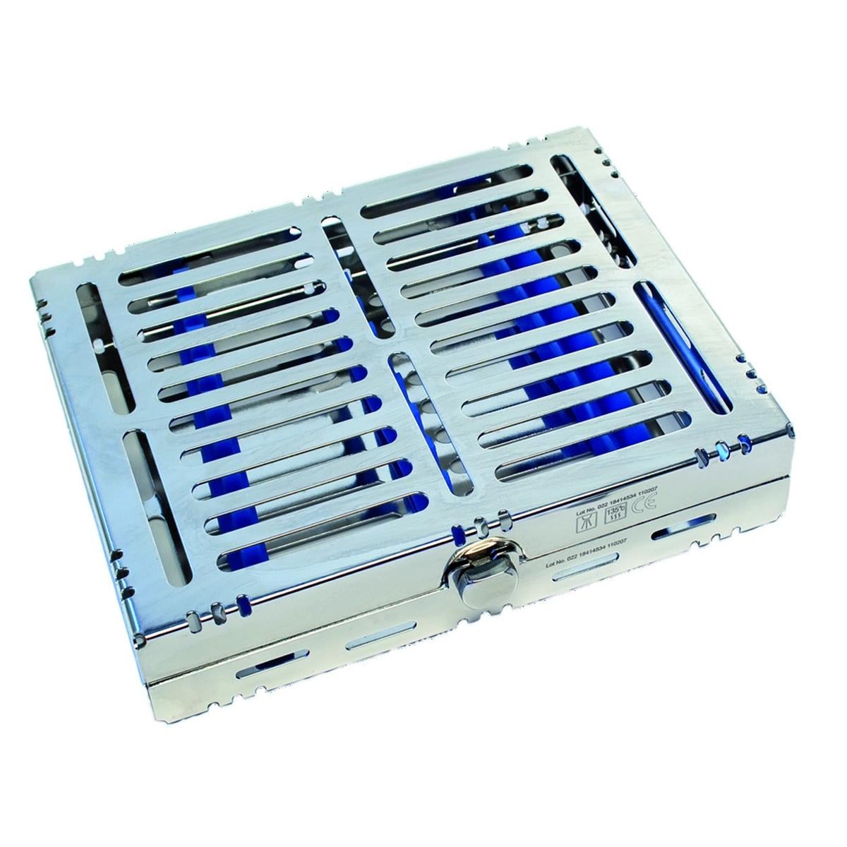 Cassette inox HENRY SCHEIN - Cassette 10 instruments avec 3 silicones