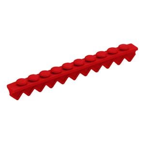 Barrettes silicone rouges pour cassette (x5) HENRY SCHEIN