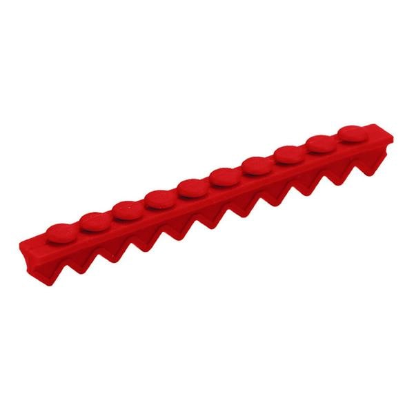 Barrettes silicone rouges pour cassette (x5) HENRY SCHEIN