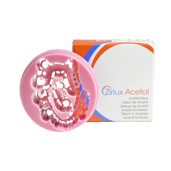 ZIRLUX ACETAL DISQUE - Rose - 98 X 25MM