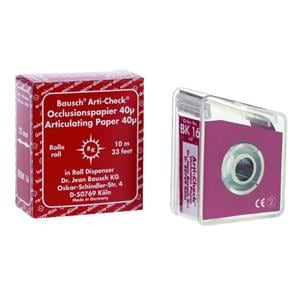 Arti-Check Micromince 40&#181; BAUSCH - BK16 - rouge - Rouleau de 10m