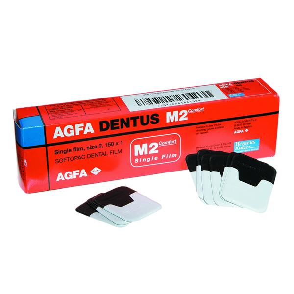 Films Dentus M2 Comfort AGFA - 20x30 - priapical enfant - Bote de 150
