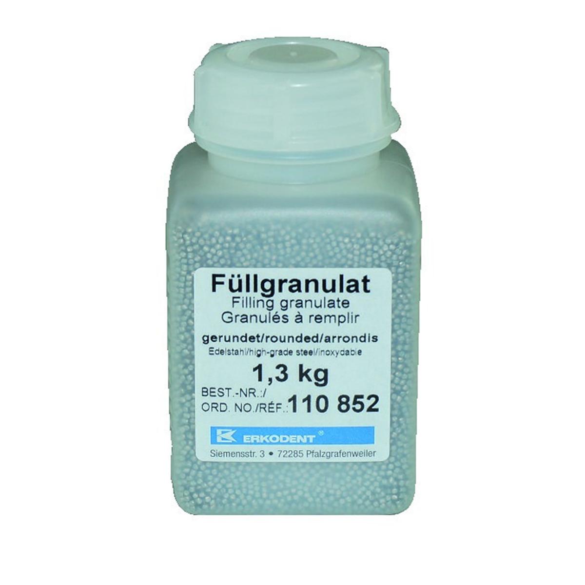 Granuls de moulage ERKODENT - La bote de 1,3 kg - en acier inoxydable