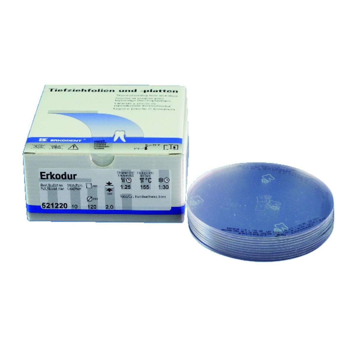 Erkodur ERKODENT - Rondes - La bote de 10 - diam. 120 mm p. 4 mm