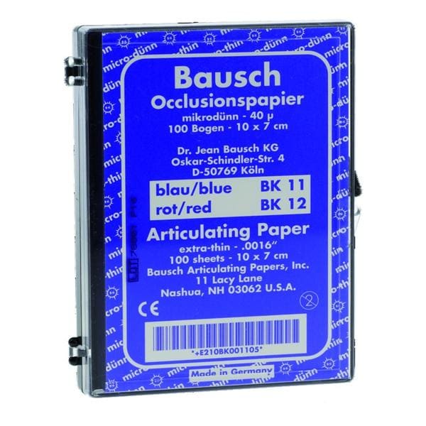 Arti-Check Micromince 40&#181; BAUSCH - BK11 - bleu - Bote de 100 feuilles