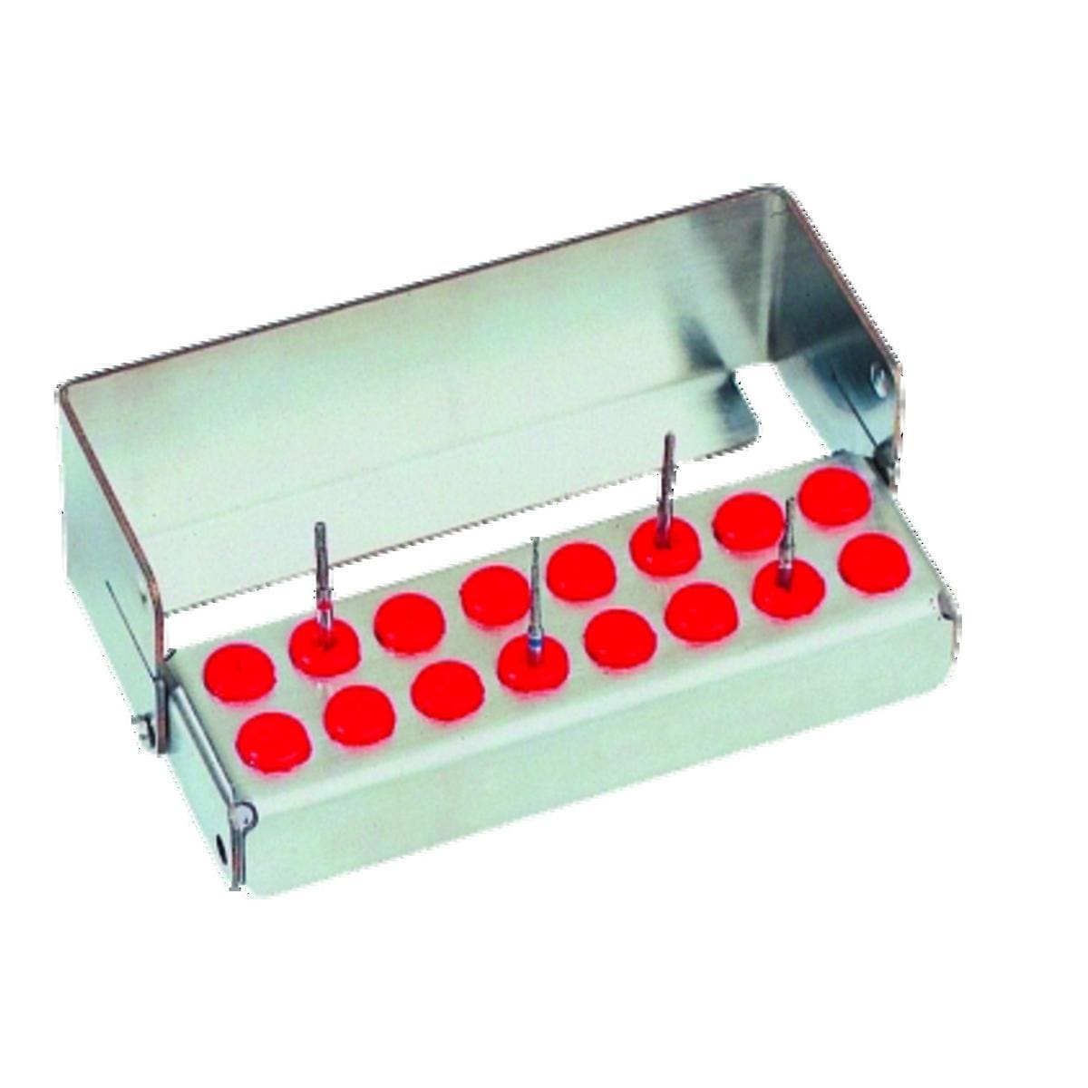 Porte-fraises Plug'in NICRHOMINOX - 16 perforations - Rouge