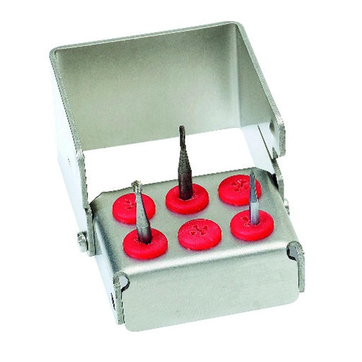 Porte-fraises Plug'in NICRHOMINOX - Chirurgie H 5cm - 6 perforations - Bleu