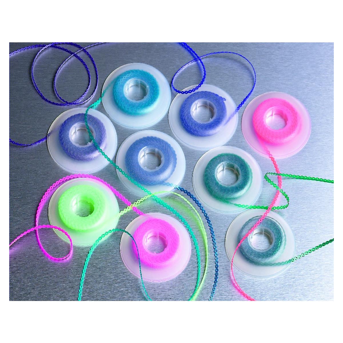 Chanette lastique MASEL - Trs serre - Transparent - Bobine de 4,5m