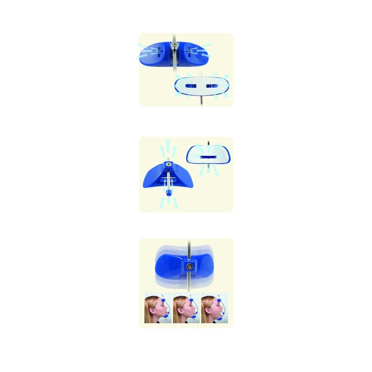 Masque multi-ajustable ORTHO-TECHNOLOGY - Bleu