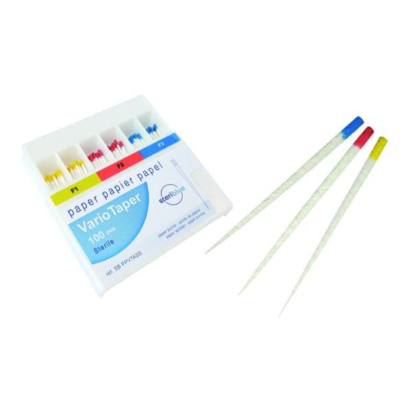 Pointes Papier Variotaper STERIBLUE - Assortiment - Bote de 100