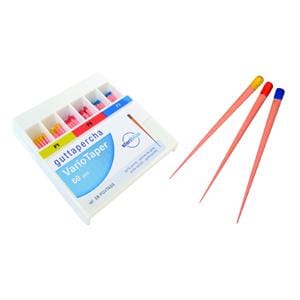 Pointes Gutta Variotaper STERIBLUE - F2 - Bote de 60