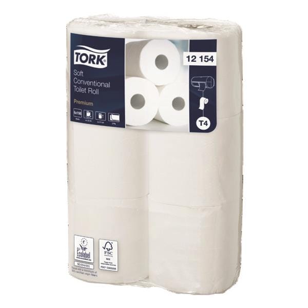 Papier toilette micro-gaufr TORK ADVANCED - Le paquet de 6 rouleaux
