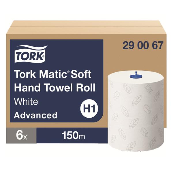 Essuie mains rouleaux Tork Matic rouleaux de 150m - Lot de 6 - 290067- TORK