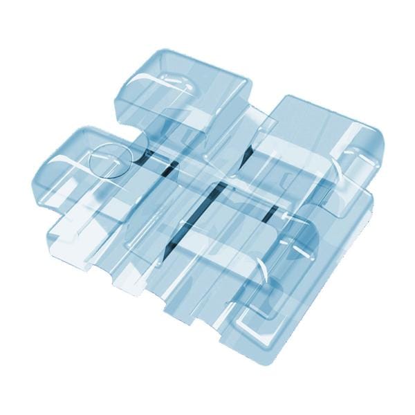 Bracket Silhouette MASEL - Mandibulaire Canine - Gauche - 0,022 - Bote de 5