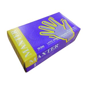 Gants Latex sans poudre MAXTER - Taille XL - Boite de 100