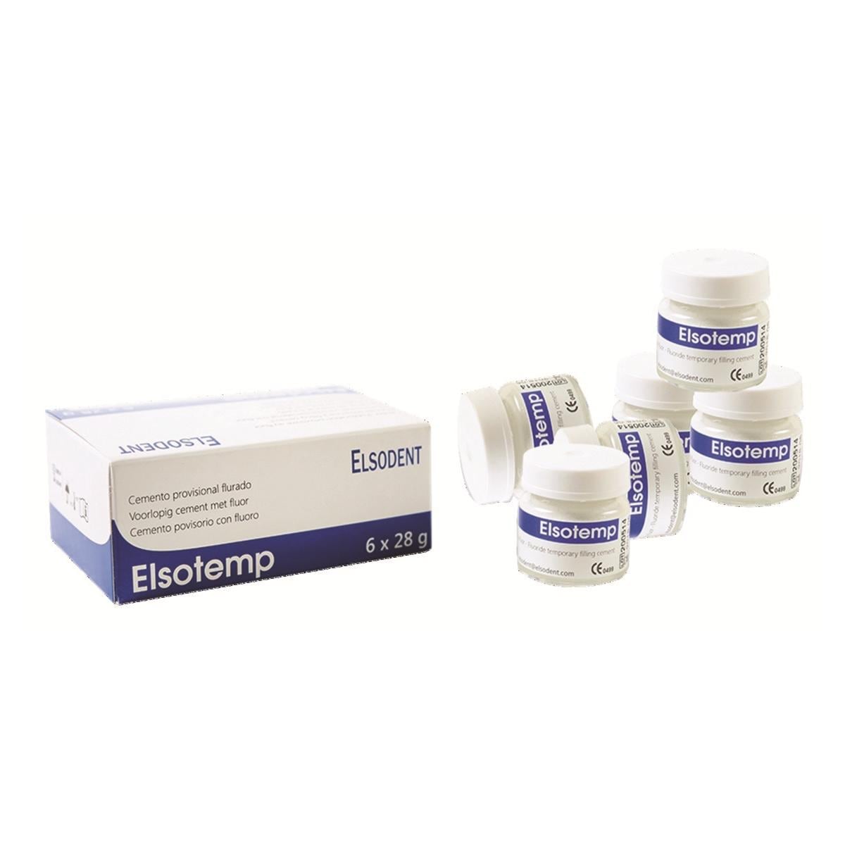 Elsotemp ciment rose - pot 28g - ELSODENT