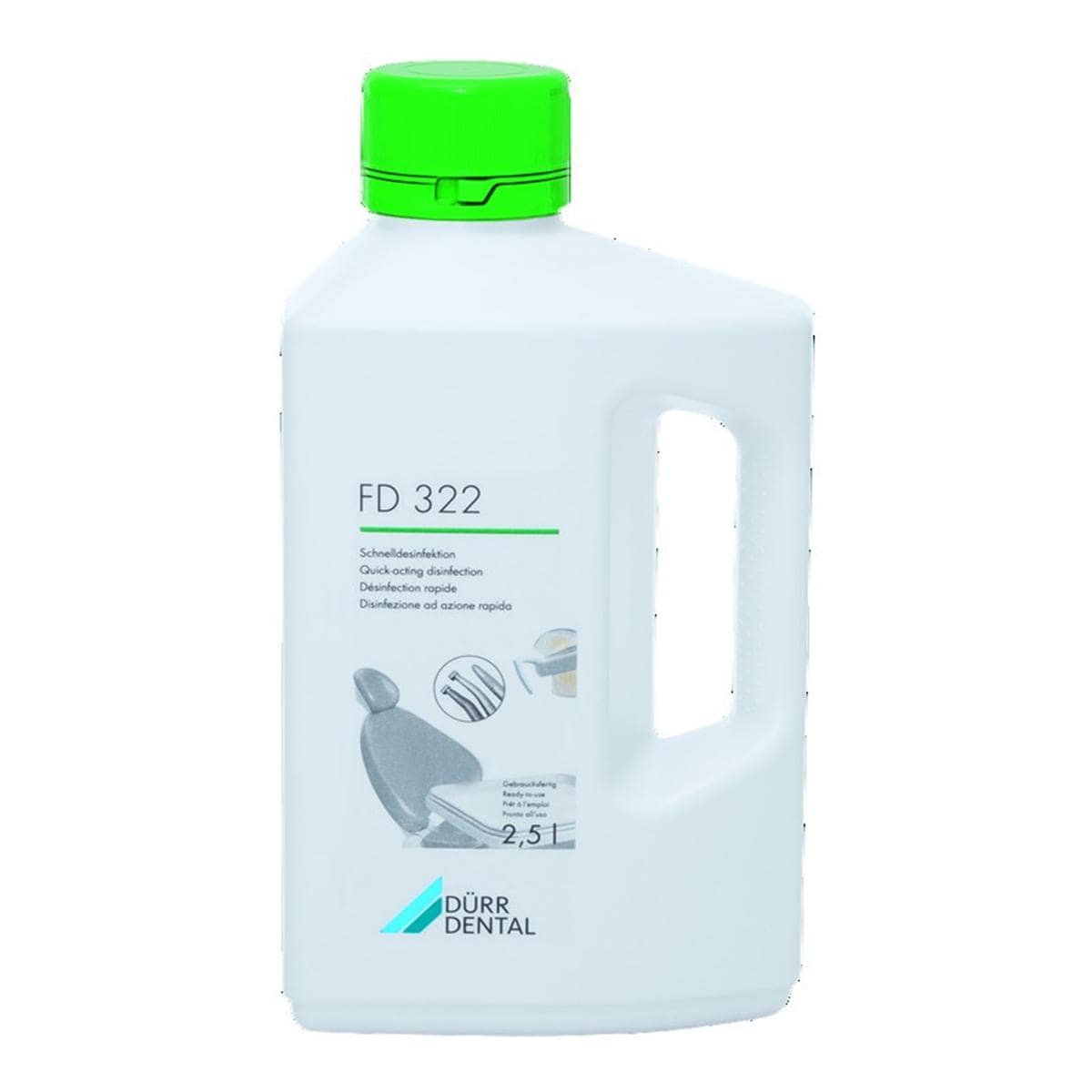 Solution de dsinfection rapide FD322 DRR DENTAL - Le bidon de 2.5L