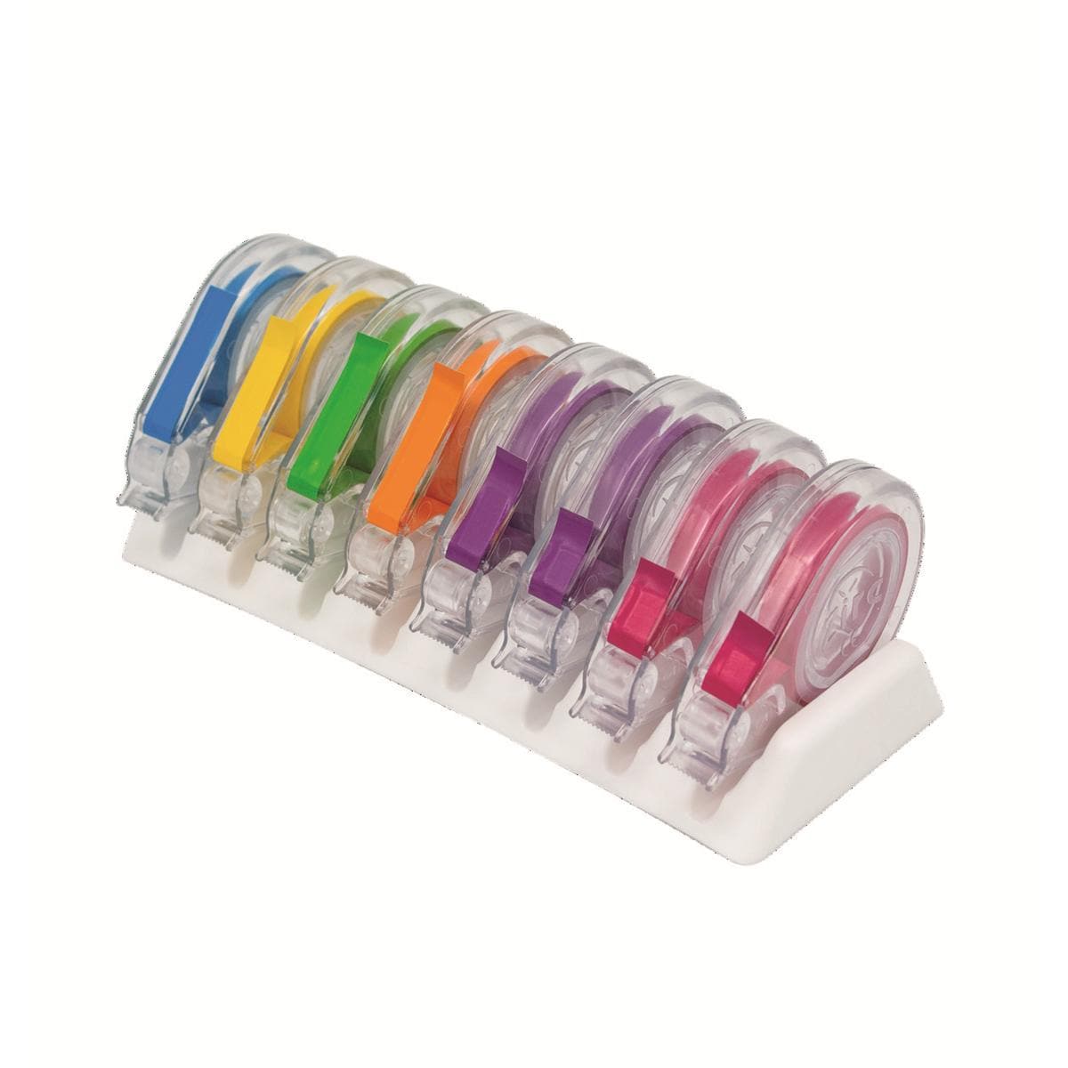 Distributeur ruban assortiment vibrant- 8 x 91cm - ZIRC