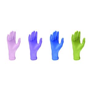 Gants latex Monoart EURONDA - Taille M - Bleu - Bote de 100