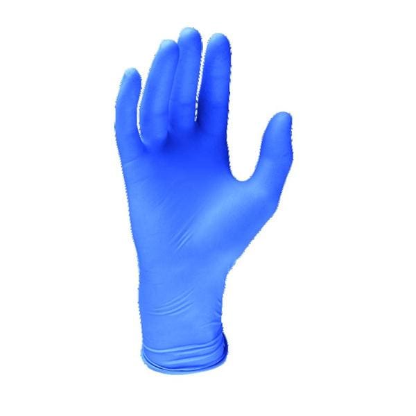 Gants latex Monoart EURONDA - Taille L - Bleu - Bote de 100