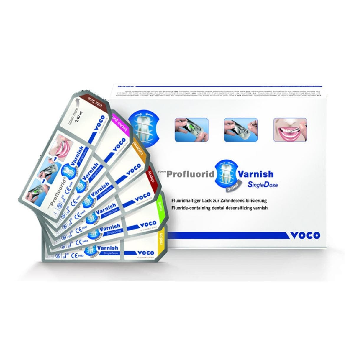 Profluorid Varnish 50x0.40ml Bubble Gum - Voco
