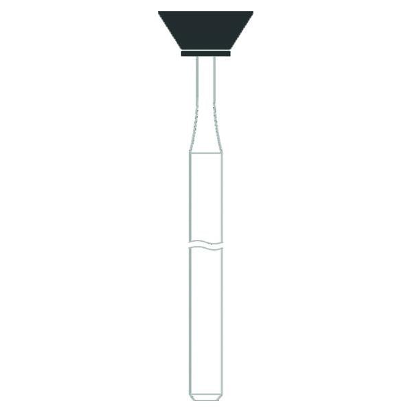Pointes  polir PRIMA DENTAL - Vertes - Coupe - 7.0mm - HP - Bote de 12