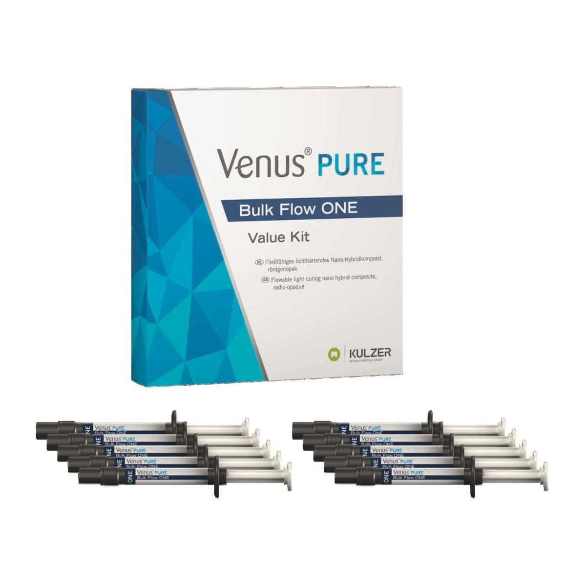 Venus Bulk Flow ONE Value Kit seringue (10x2g) + 10x5 canules Kulzer