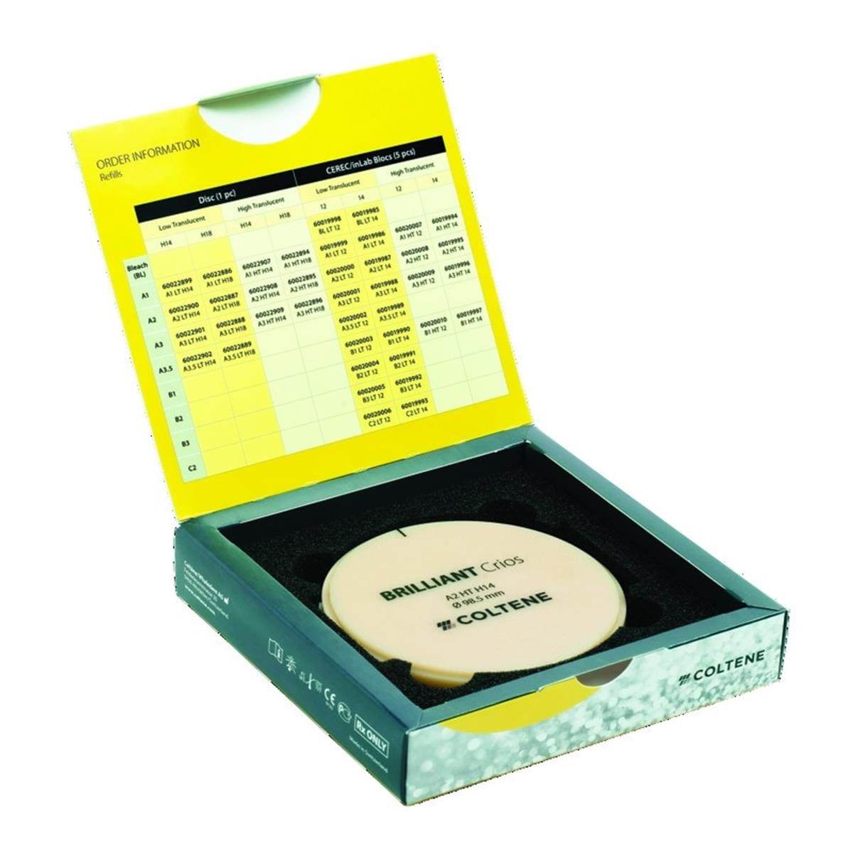 BRILLIANT Crios Disque Universal ST H18Coltene