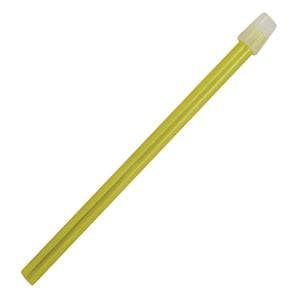 Pompes  salives embout dtachable - 15cm - jaune - sachet de 100 - MEDICOM