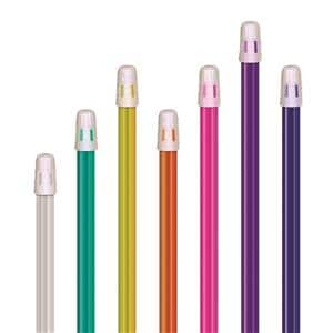 Pompes  salives embout dtachable - 15cm - jaune - sachet de 100 - MEDICOM