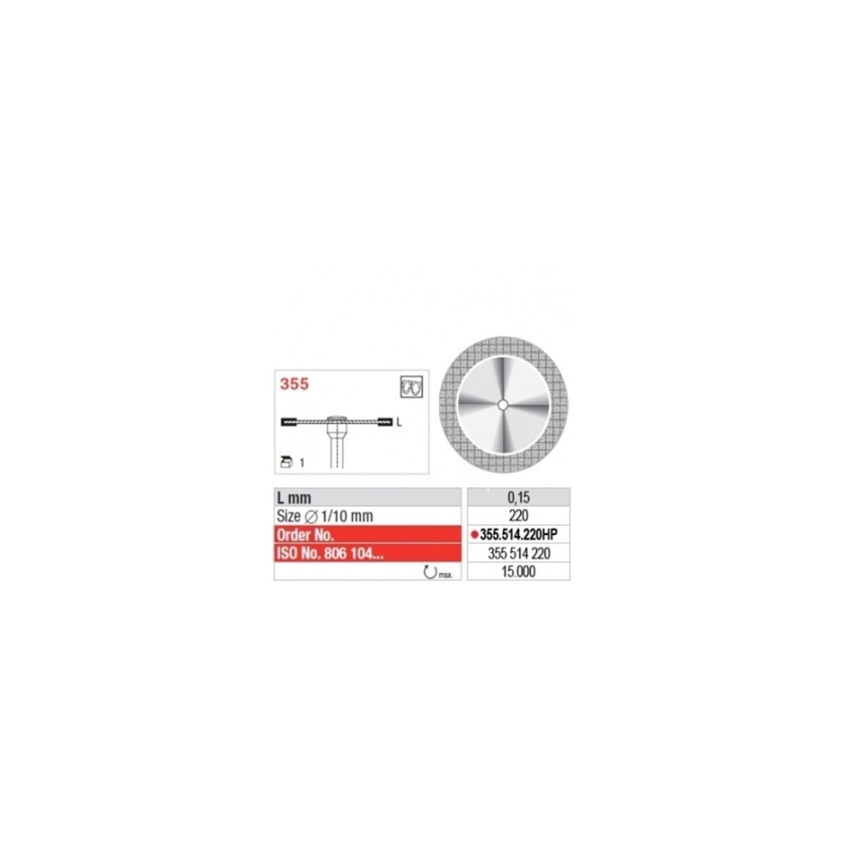 Disque diamant Superflex 355.514.220HP
