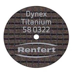 Disques Dynex Titanium RENFERT - 0,3 x 22 mm - La bote de 20