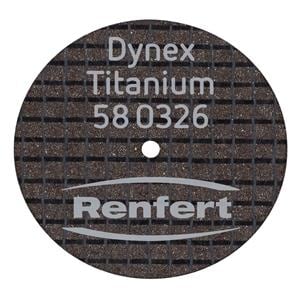 Disques Dynex Titanium RENFERT - 0,3 x 26 mm - La bote de 20