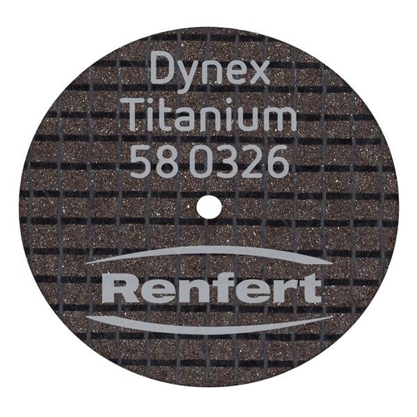 Disques Dynex Titanium RENFERT - 0,3 x 26 mm - La bote de 20