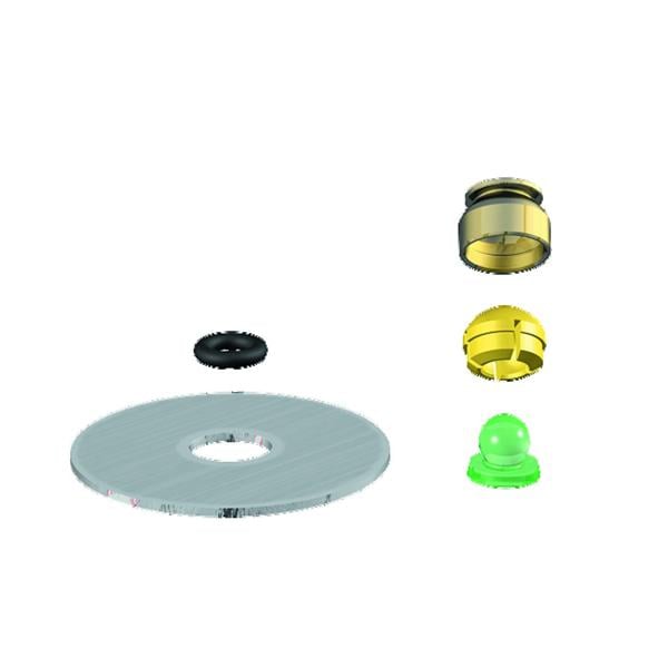 PRECI-CLIX femelle jaune 6 pices Ceka Preci line