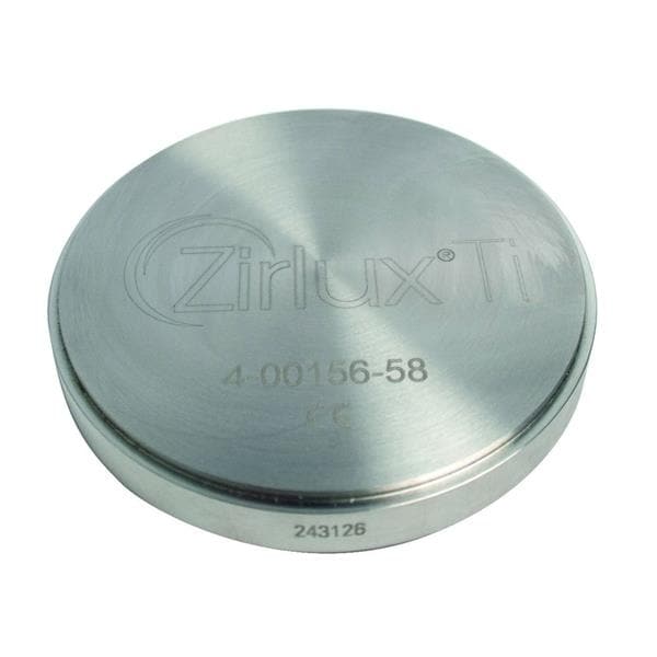 Disque Zirlux titane CoCr step 98.5x20mm