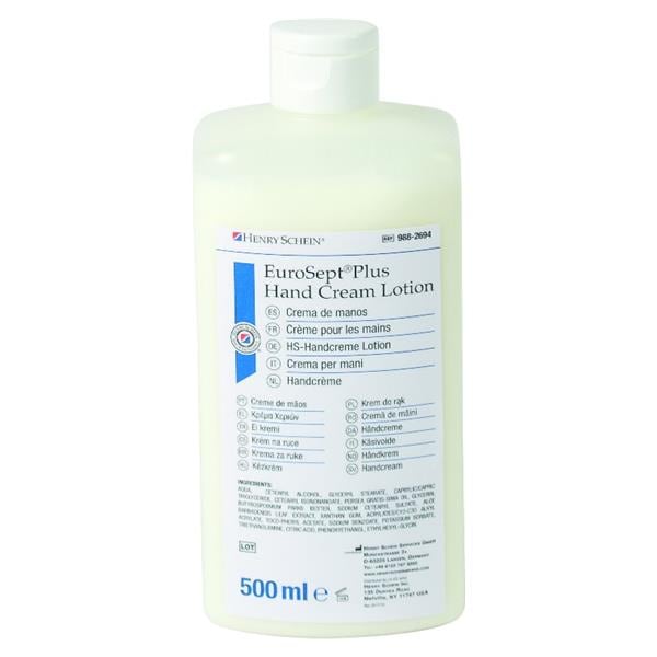 EuroSept Plus Lotion mains HENRY SCHEIN - La lotion de 500 ml