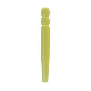 Tenons Cylindro-coniques Calcinables - Bote de 40 - L:9.5mm - Jaune - CYBERPOSTS