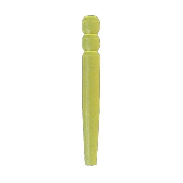 Tenons Cylindro-coniques Calcinables - Bote de 40 - L:9.5mm - Jaune - CYBERPOSTS