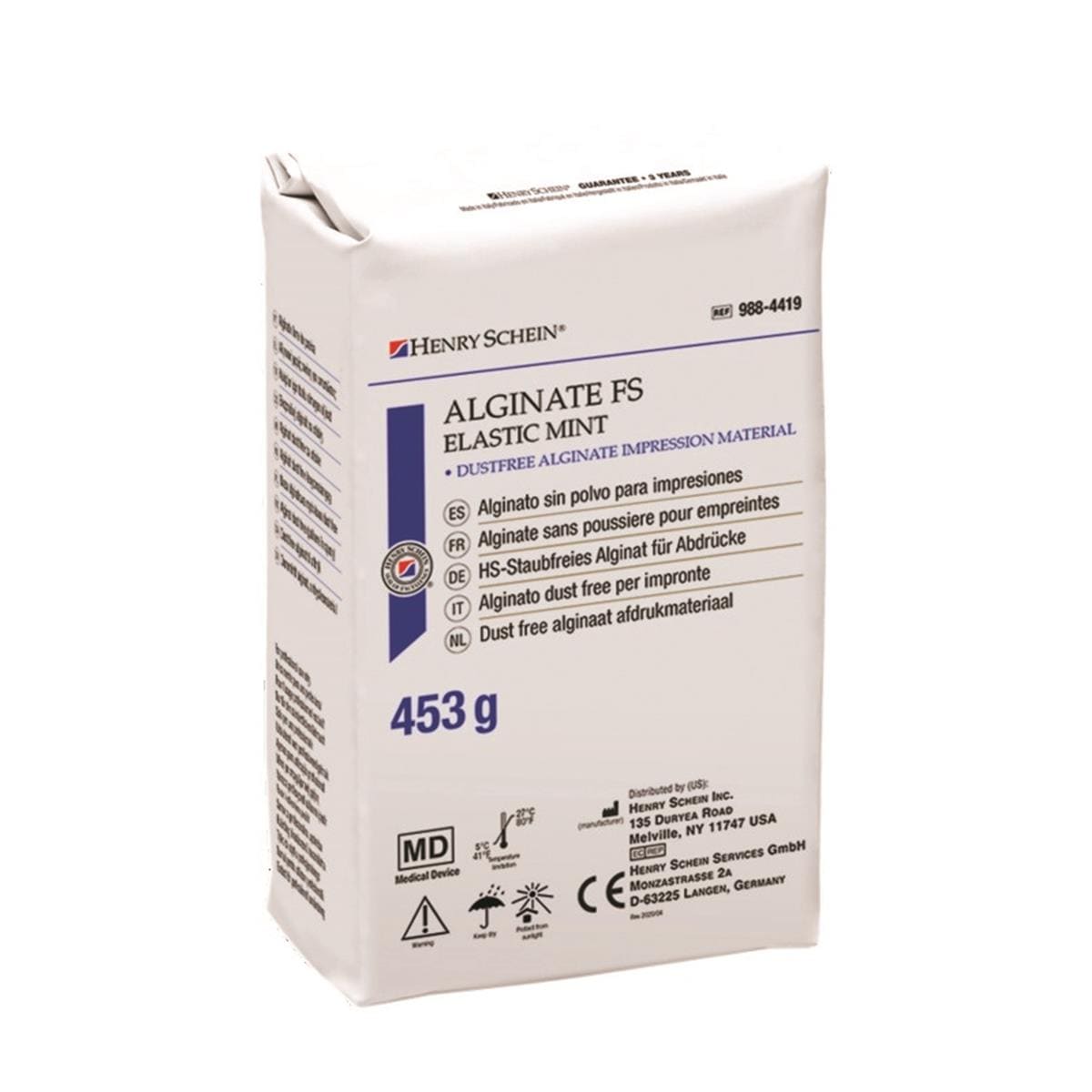 Alginate Rapide - Bleu - Sachet de 453g - HENRY SCHEIN