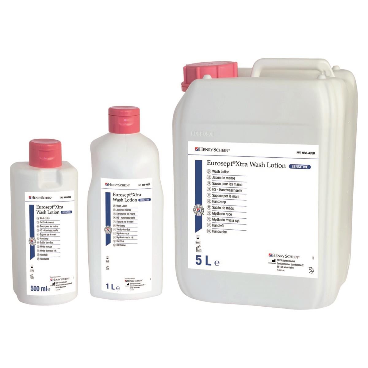 Eurosept Xtra Savon mains Sensibles 500ml - HENRY SCHEIN