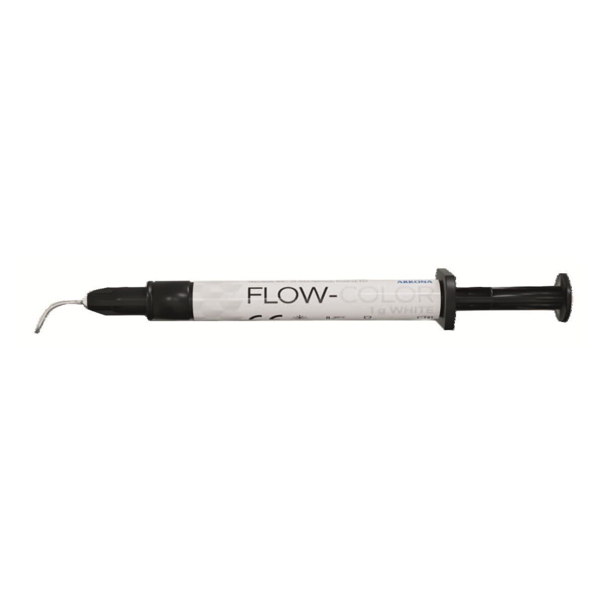 Flow Color composite fluide blanc seringue de 1g + embout - ARKONA