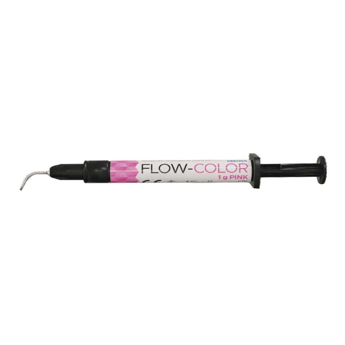Flow color composite fluide rose seringue de 1g + embout - Arkona
