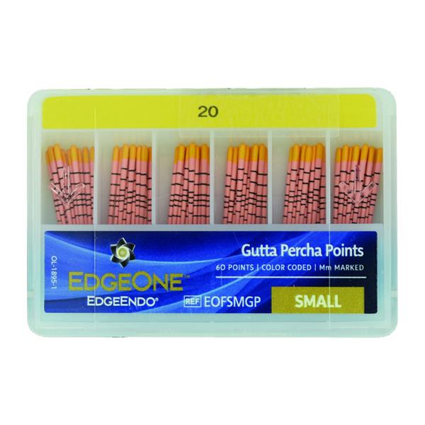 Pointes Gutta Percha Edge One Fire EDGE ENDO - Small - Bote de 60