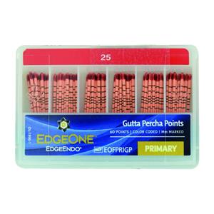 Pointes Gutta Percha Edge One Fire EDGE ENDO - Primary - Bote de 60