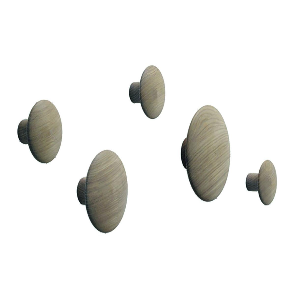 PATERE THE DOTS WOOD SET DE 5 MUUTO